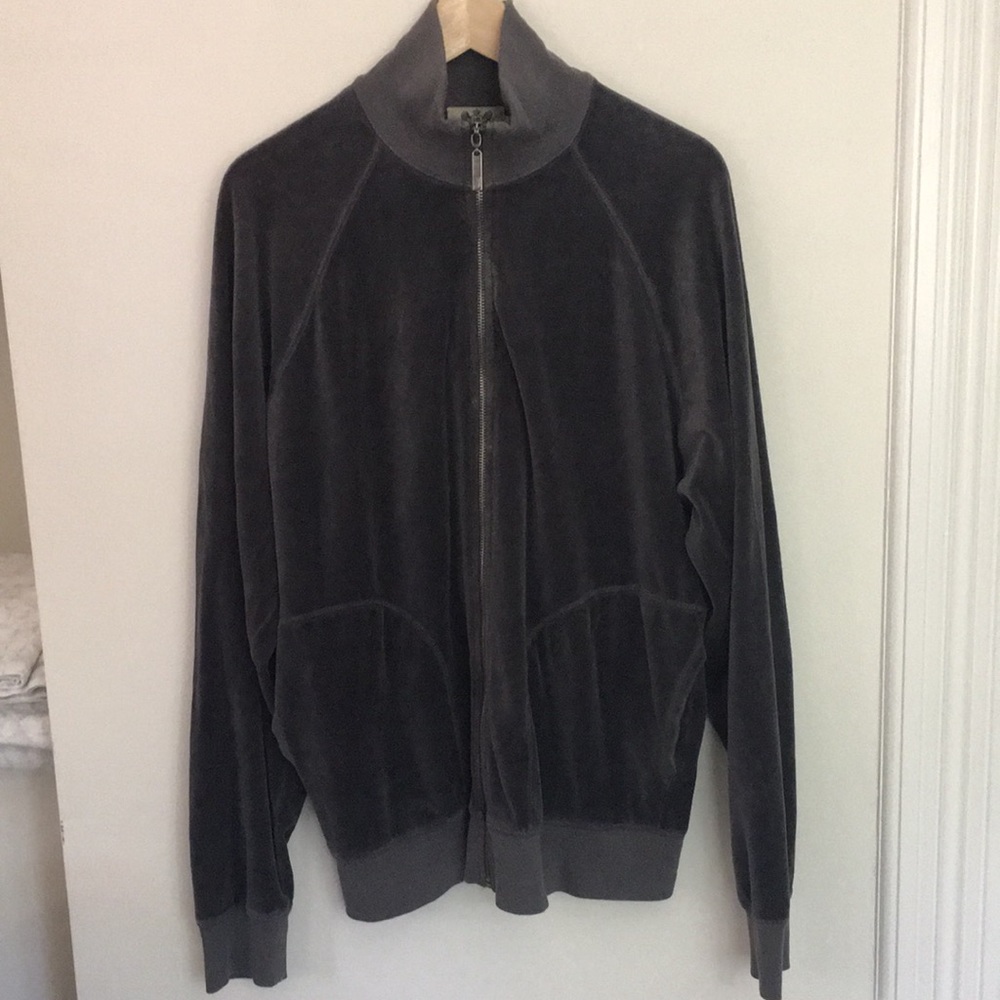 Mint Condition — Vintage Velour Zip Up Sweater — Juicy Couture